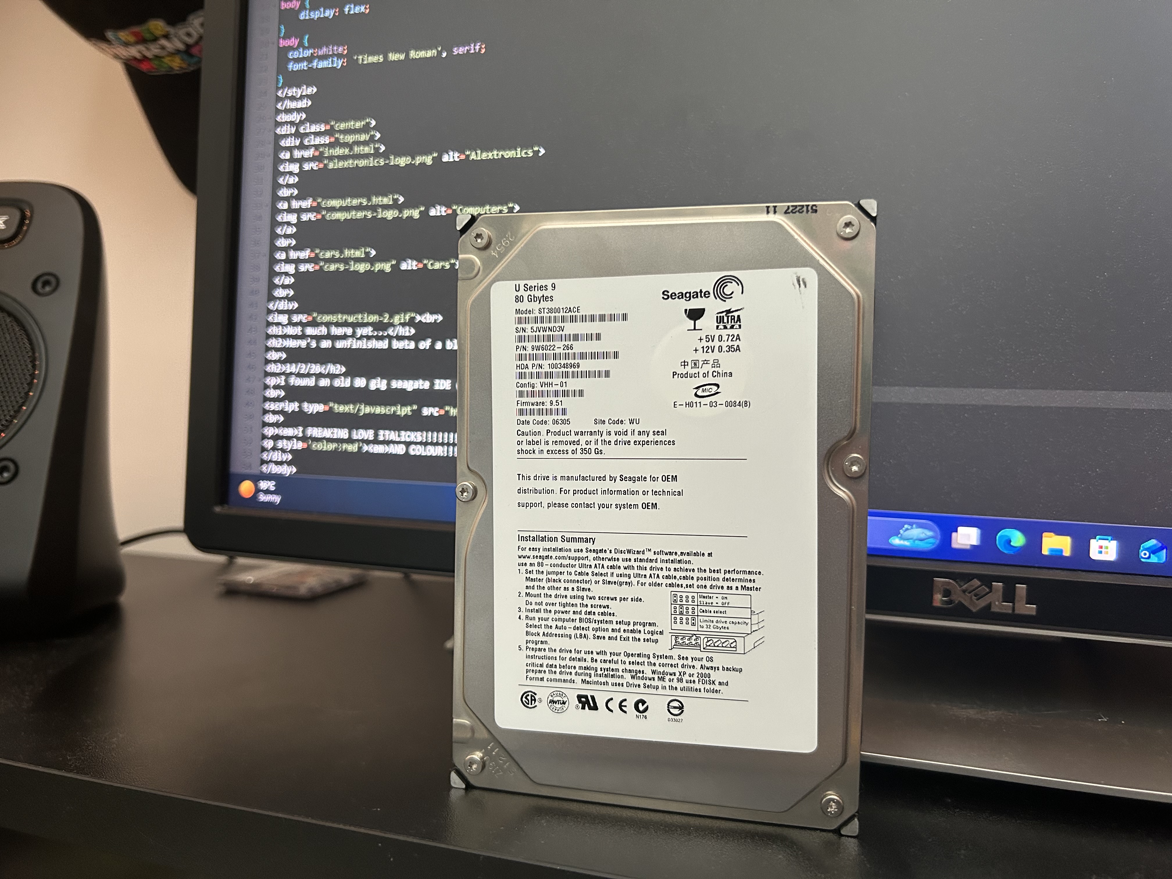 First HDD pic